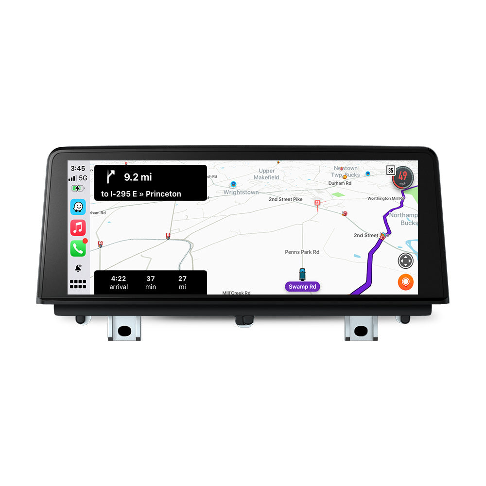Kabelloses Apple CarPlay + Android Auto für BMW 3er 4er F30 F31 F34 F32 F33 F36 F80 10,25" Touchbildschirm