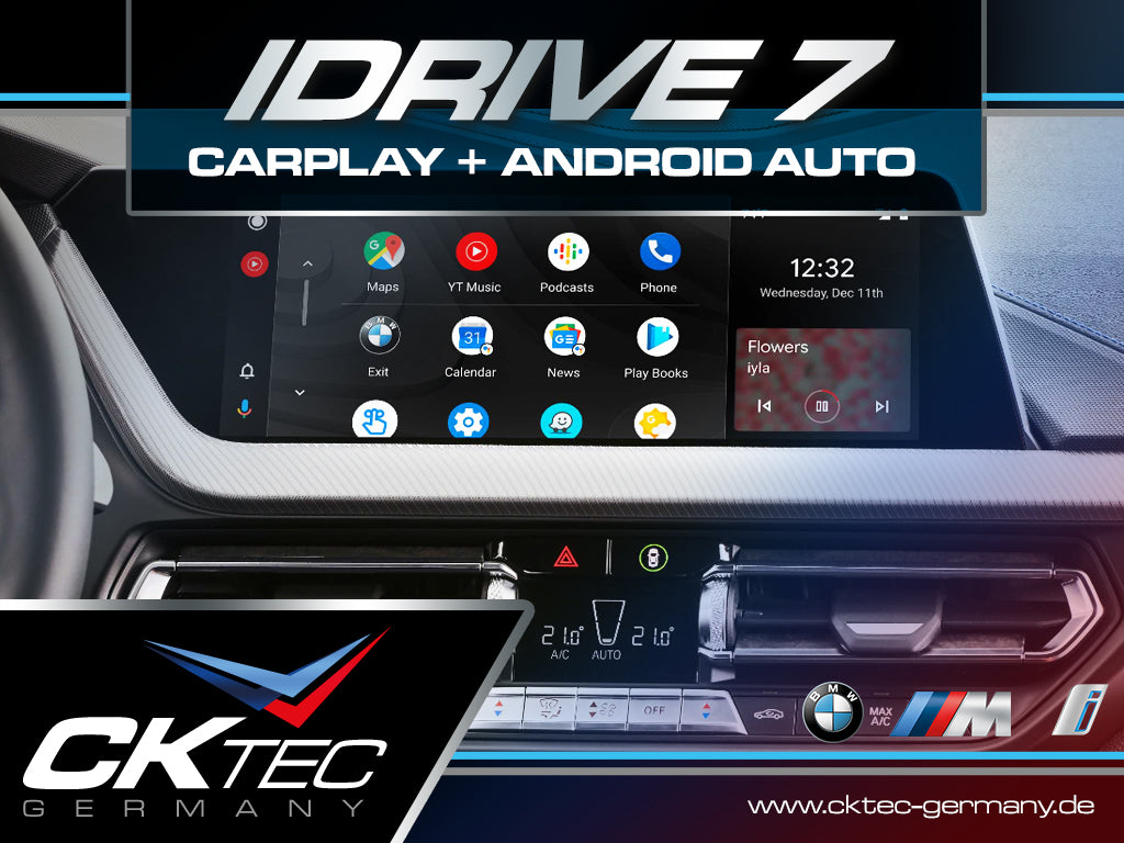 BMW APPLE CARPLAY + ANDROID AUTO CODIERUNG für iDrive 7/8 MGU Systeme