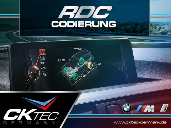 BMW RDC (Reifendrucksensor) Deaktivierung / Codierung für alle Serien